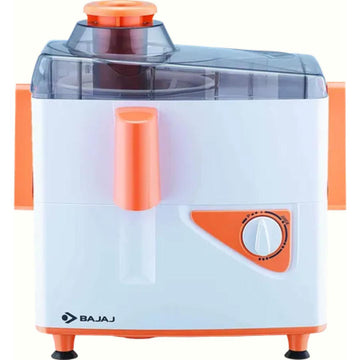 Bajaj 2 Jars BAJAJ JX4 NEO JMG (410700) 450 W 3 Speed Control 18000 RPM Motor Juicer Mixer Grinder (White & Orange)